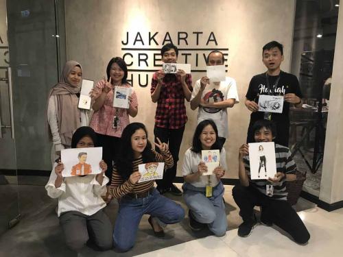 Ruang Induk, Menyebarkan Seni Menggambar bagi Siapa Saja